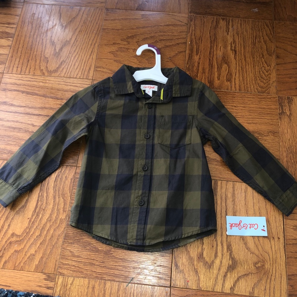 Cat & Jack Button Down Long Sleeve